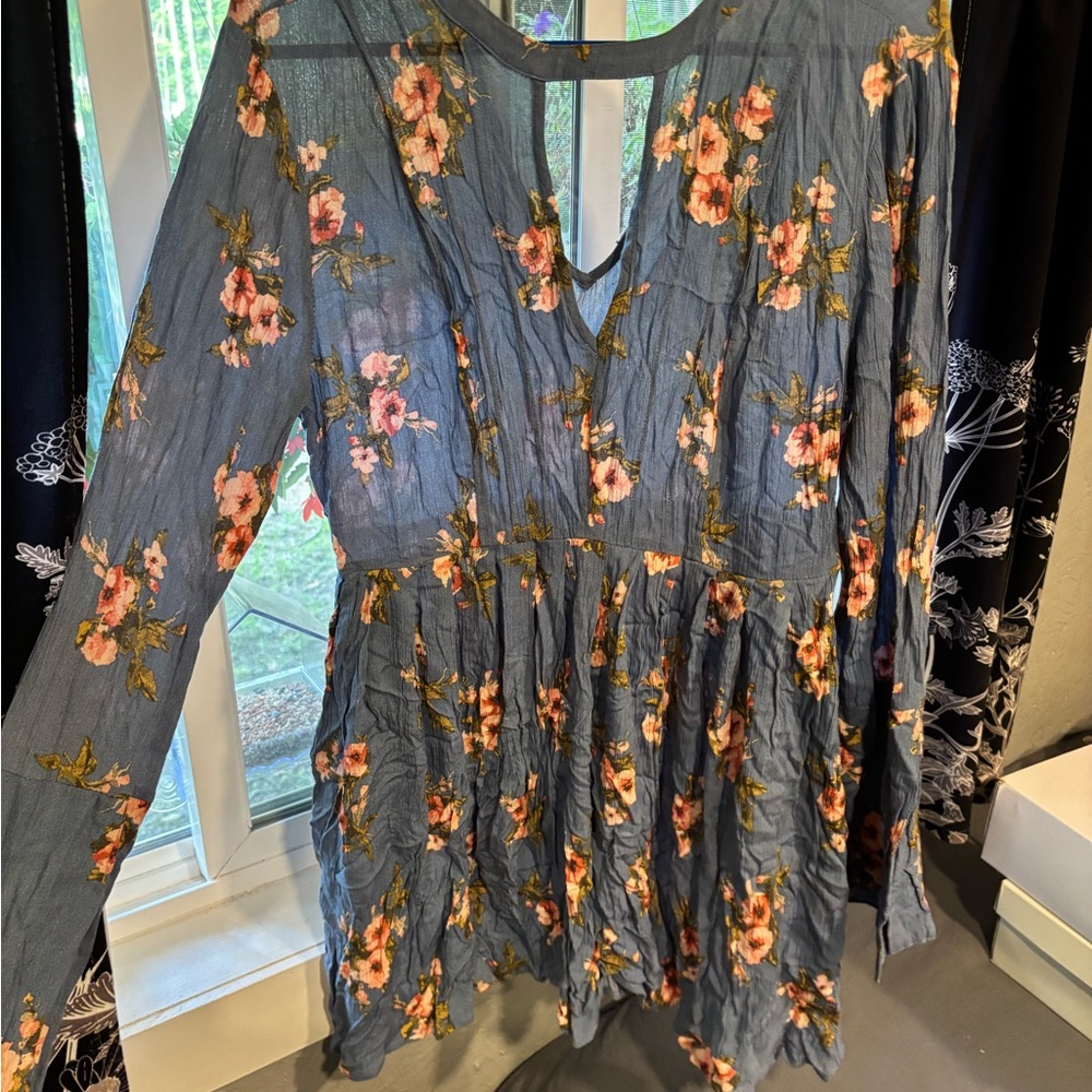 Floral Long Sleeve Dress
